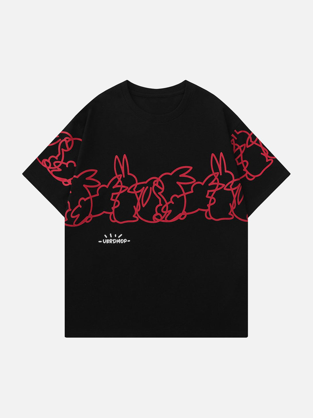 AlanBalen® - Line Rabbit Print Tee AlanBalen