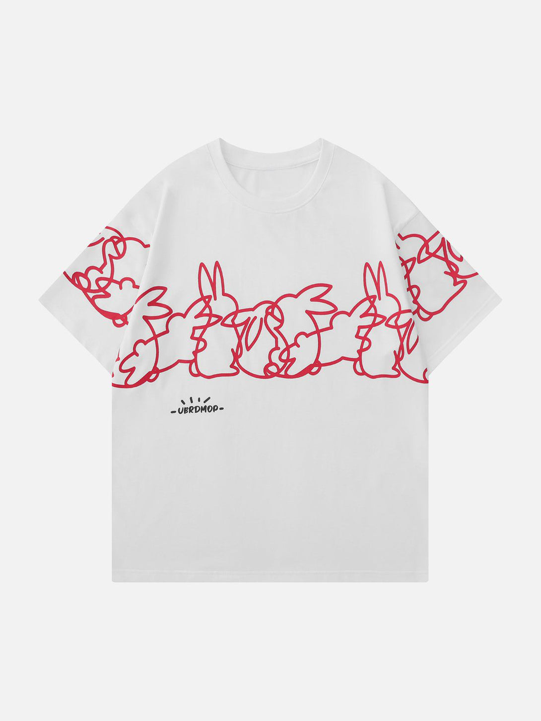 AlanBalen® - Line Rabbit Print Tee AlanBalen