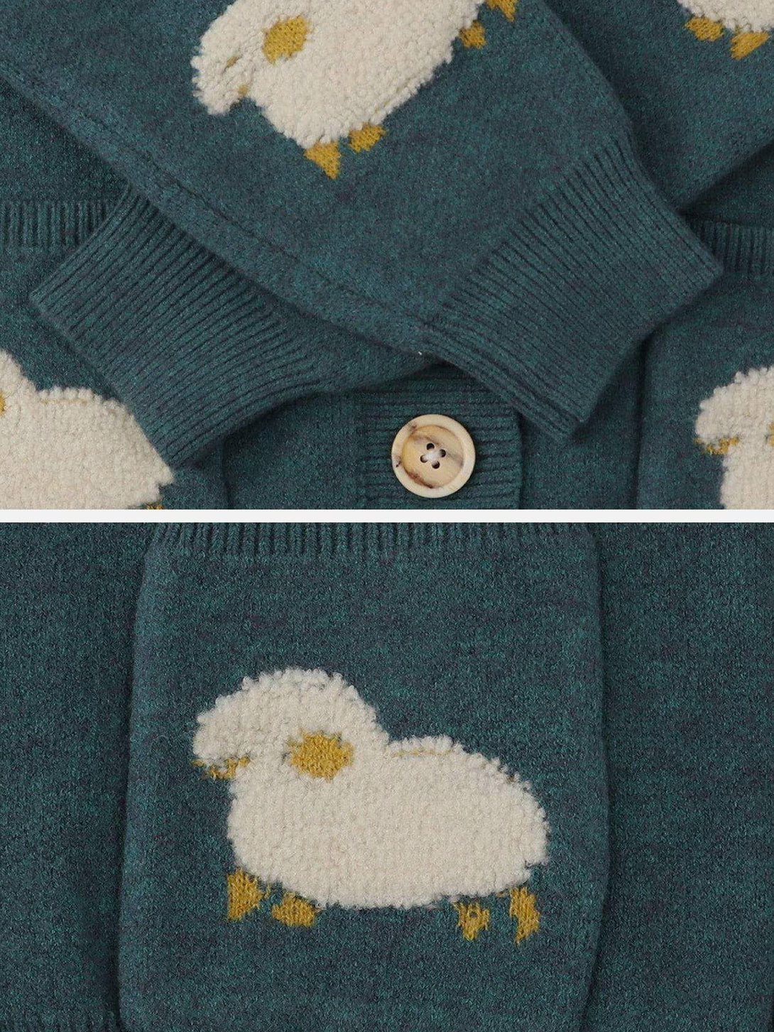 AlanBalen® - Little Lamb Knit Cardigan AlanBalen