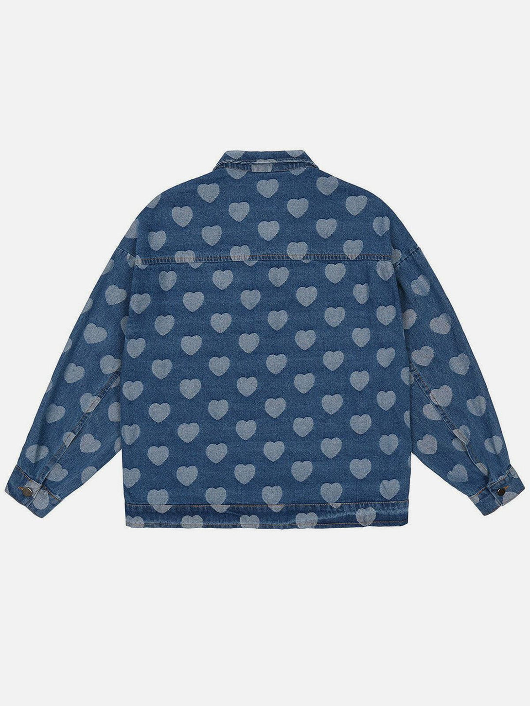 AlanBalen® - Love Embroidered Pocket Denim Jacket AlanBalen