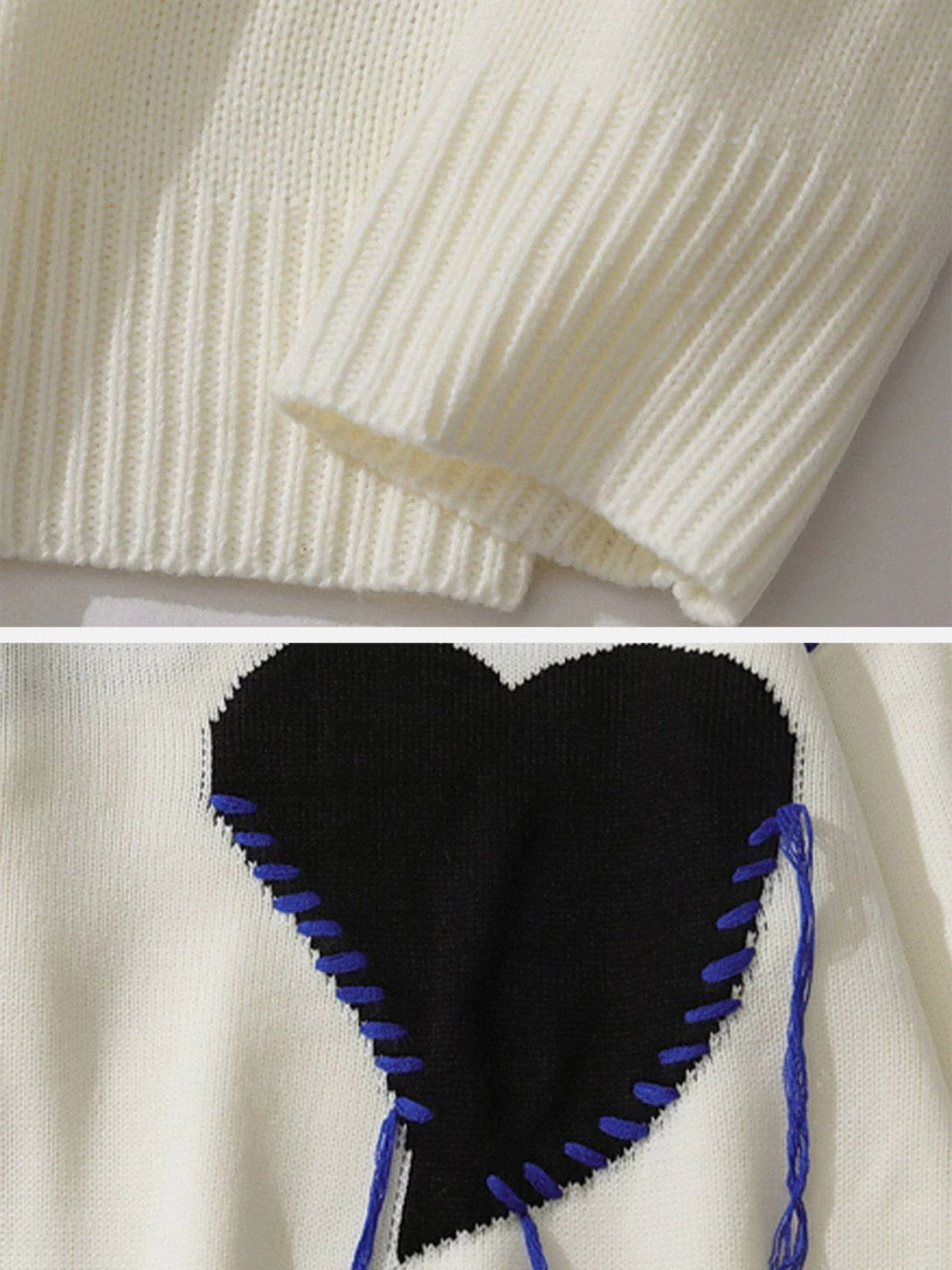 AlanBalen® - Love Embroidered Sweater AlanBalen