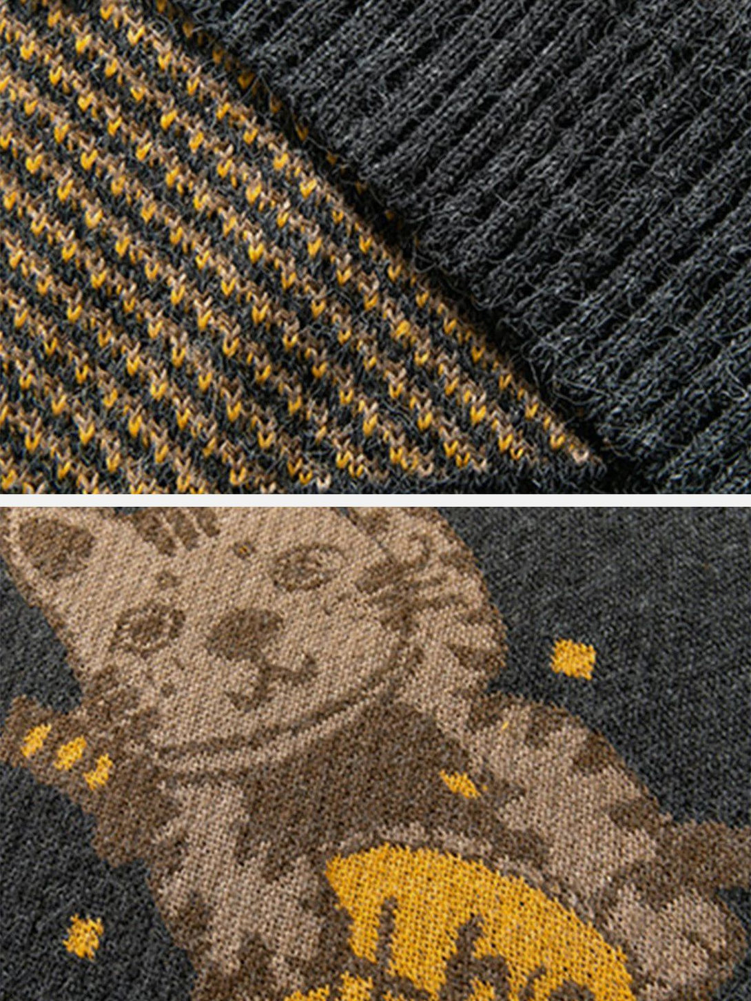 AlanBalen® - Lucky Cat Knit Sweater AlanBalen