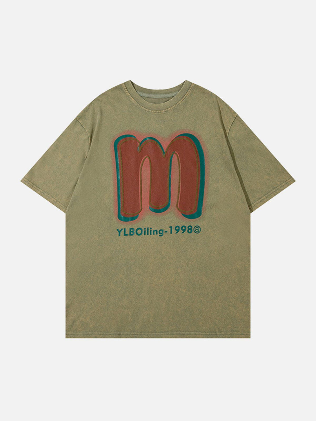 AlanBalen® - M Foam Printing Washed Tee AlanBalen