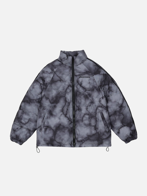 AlanBalen® - Marbled Smudge Gradient Winter Coat AlanBalen