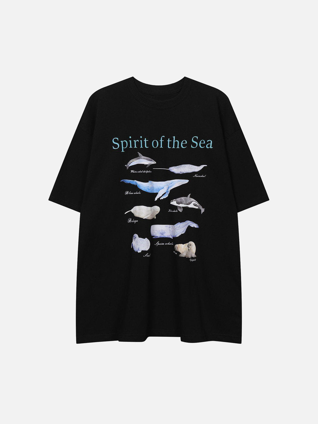 AlanBalen® - Marine Animals Graphic Tee AlanBalen