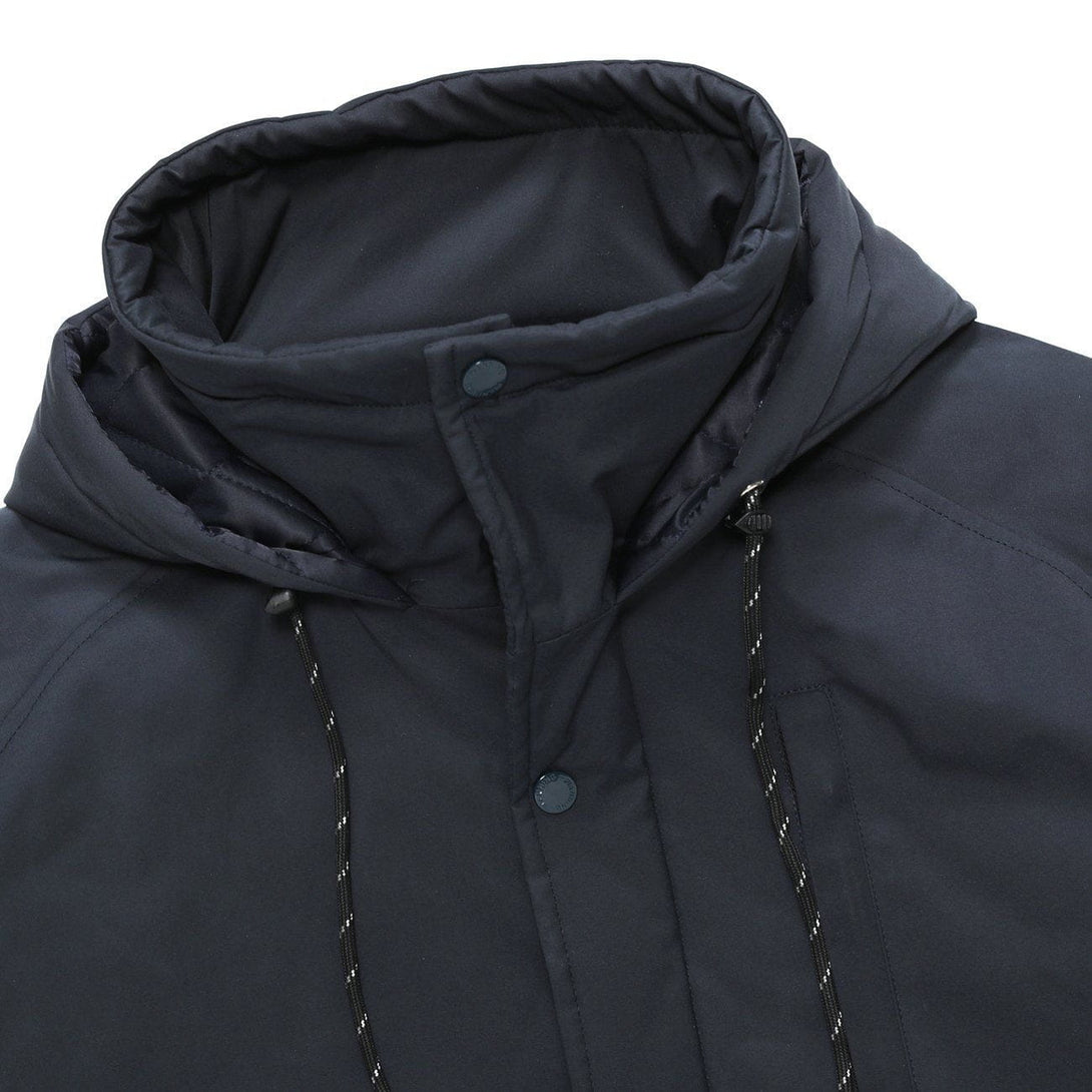 AlanBalen® - Mid-length Multi-Pocket with Hood Winter Coat AlanBalen