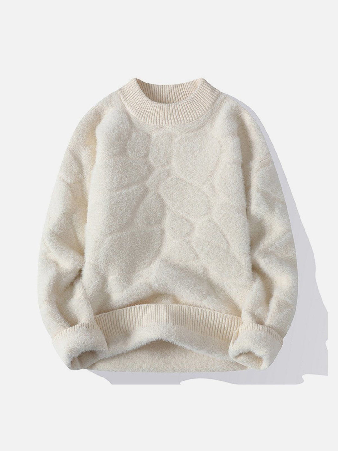 AlanBalen® - Mink Fleece Solid Warm Sweater AlanBalen