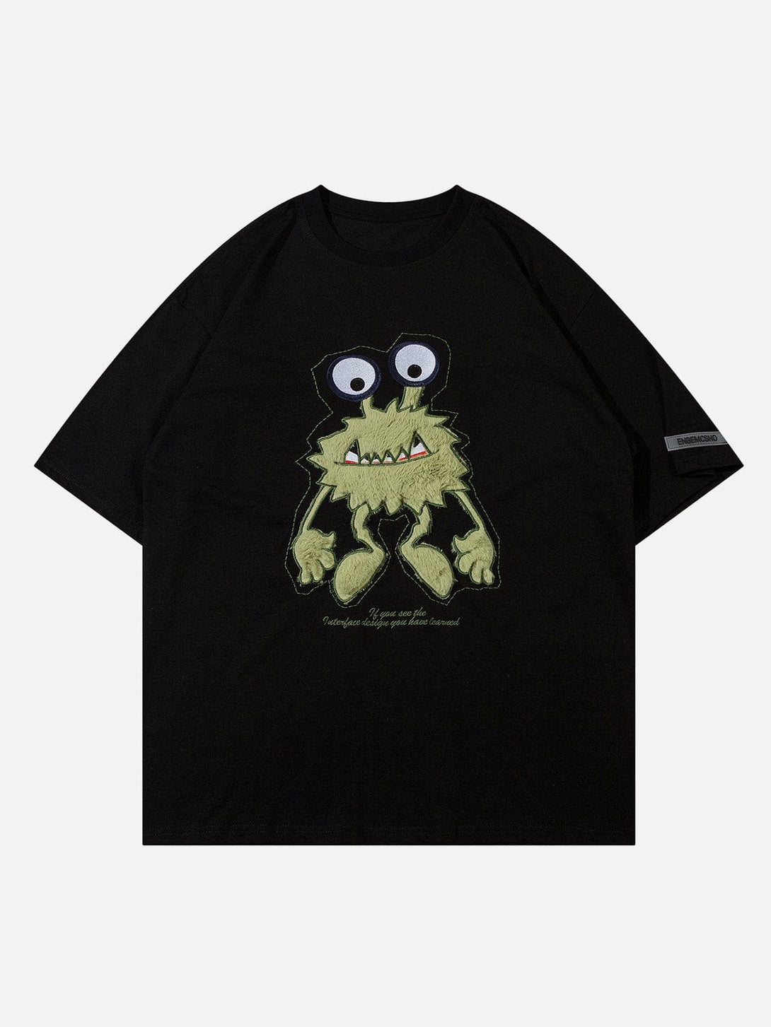 AlanBalen® - Monster Embroidery Print Tee AlanBalen