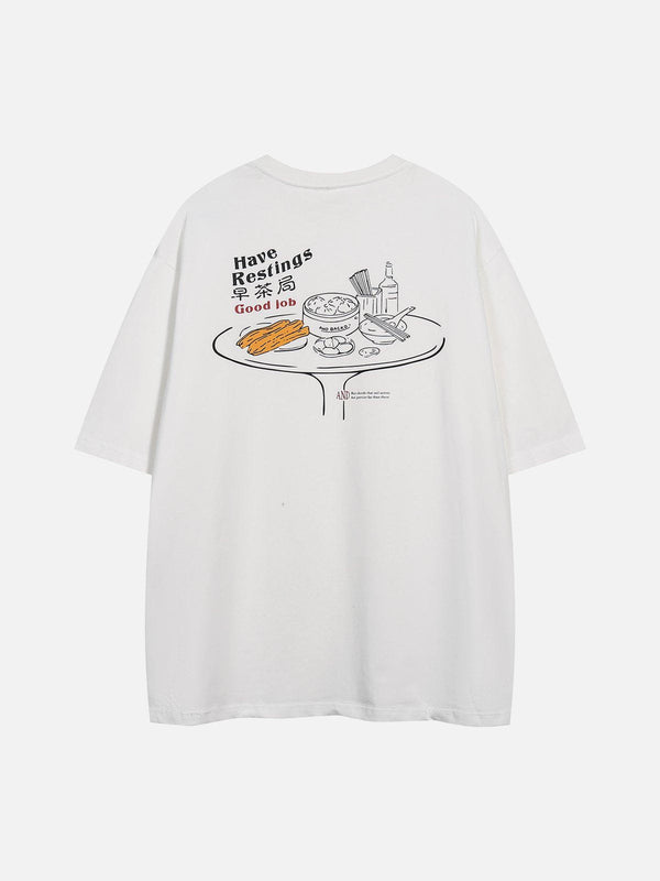 AlanBalen® - Morning Tea Print Tee AlanBalen