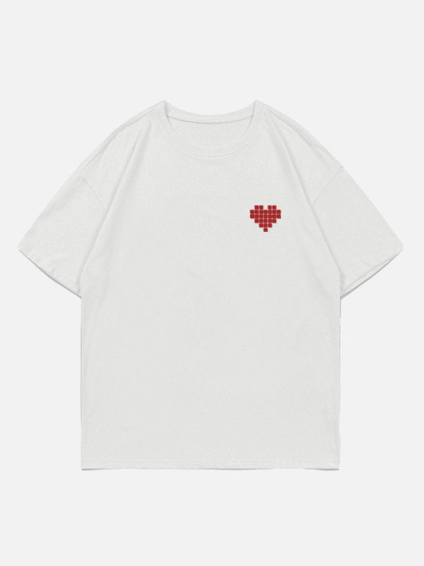 AlanBalen® - Mosaic Heart Print Tee AlanBalen