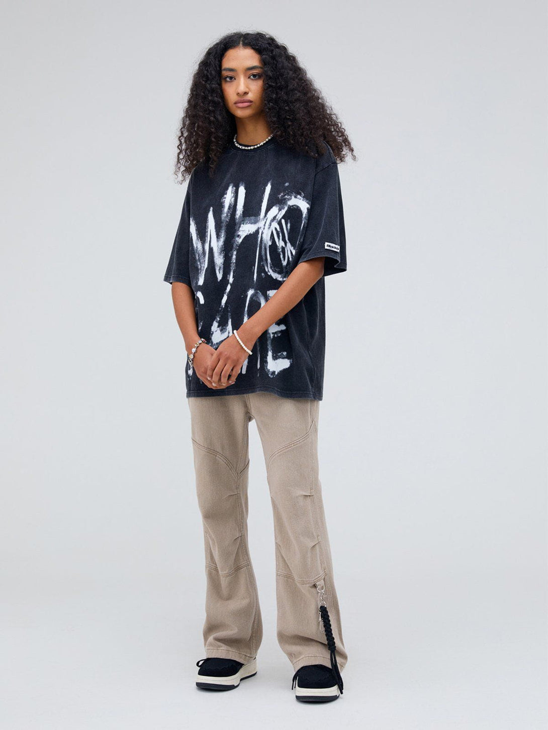 AlanBalen® - Mottled Graffiti Print Tee AlanBalen