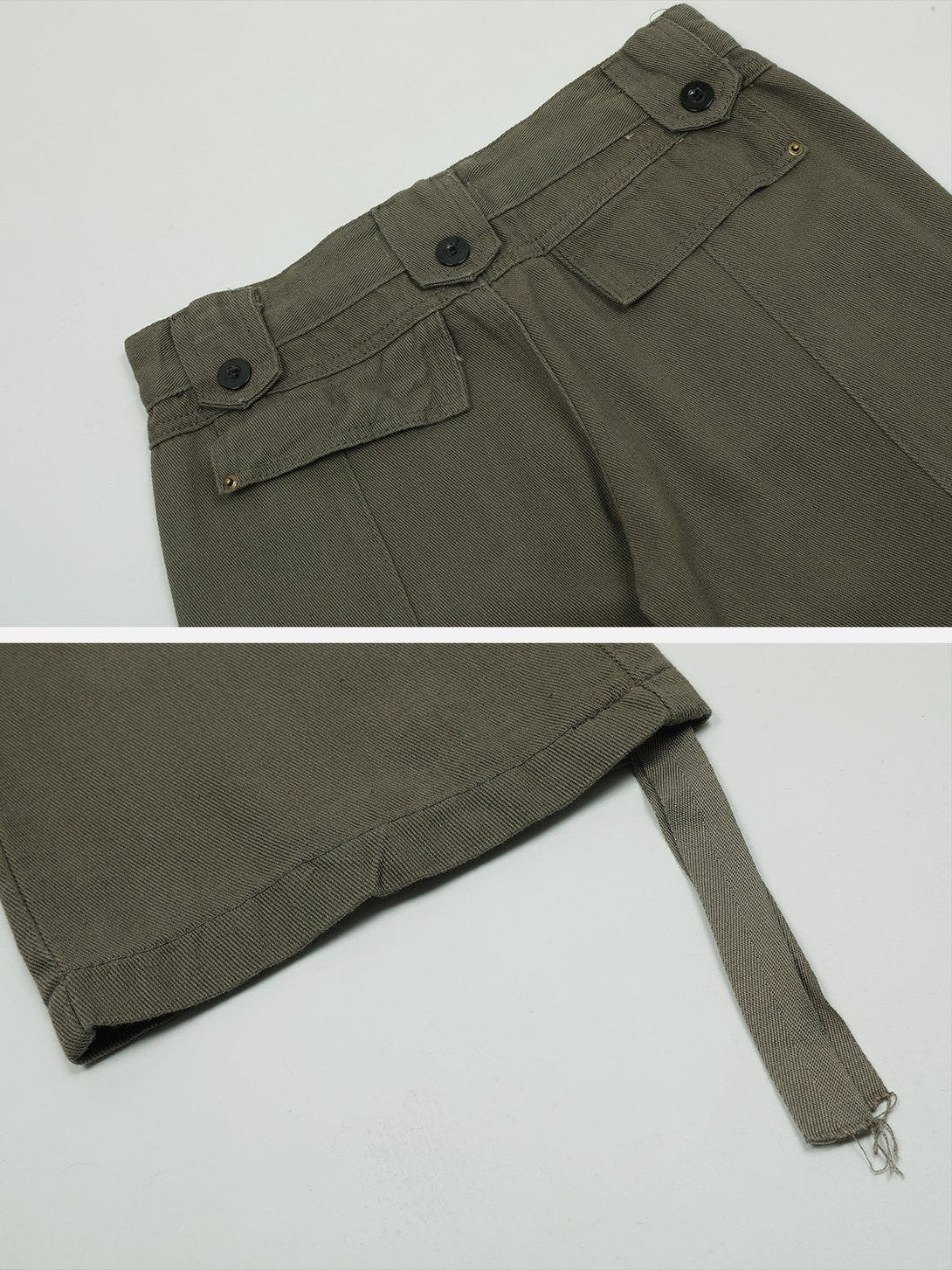 AlanBalen® - Multi-Pocket Drawstring Pants AlanBalen
