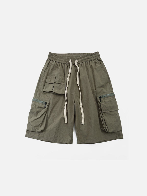 AlanBalen® - Multi-Pocket Drawstring Shorts AlanBalen