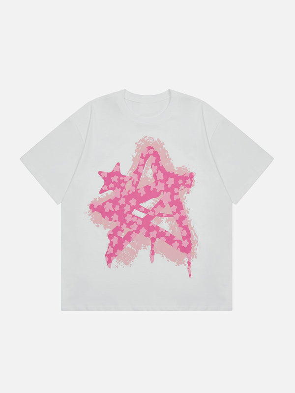 AlanBalen® - Multi Star Graphic Tee AlanBalen