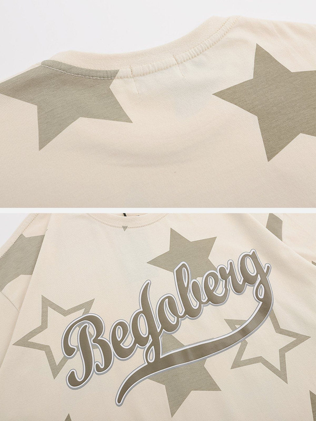 AlanBalen® - Multi Star Letter Graphic Tee AlanBalen