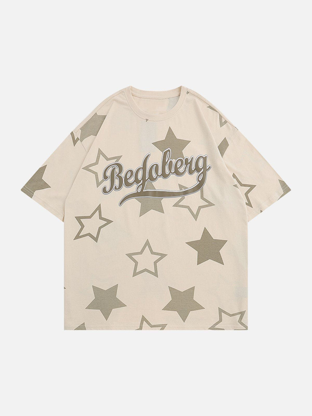 AlanBalen® - Multi Star Letter Graphic Tee AlanBalen