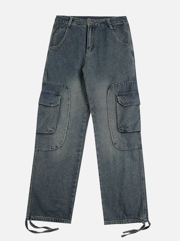 AlanBalen® - Multi-pocket Cargo Jeans AlanBalen