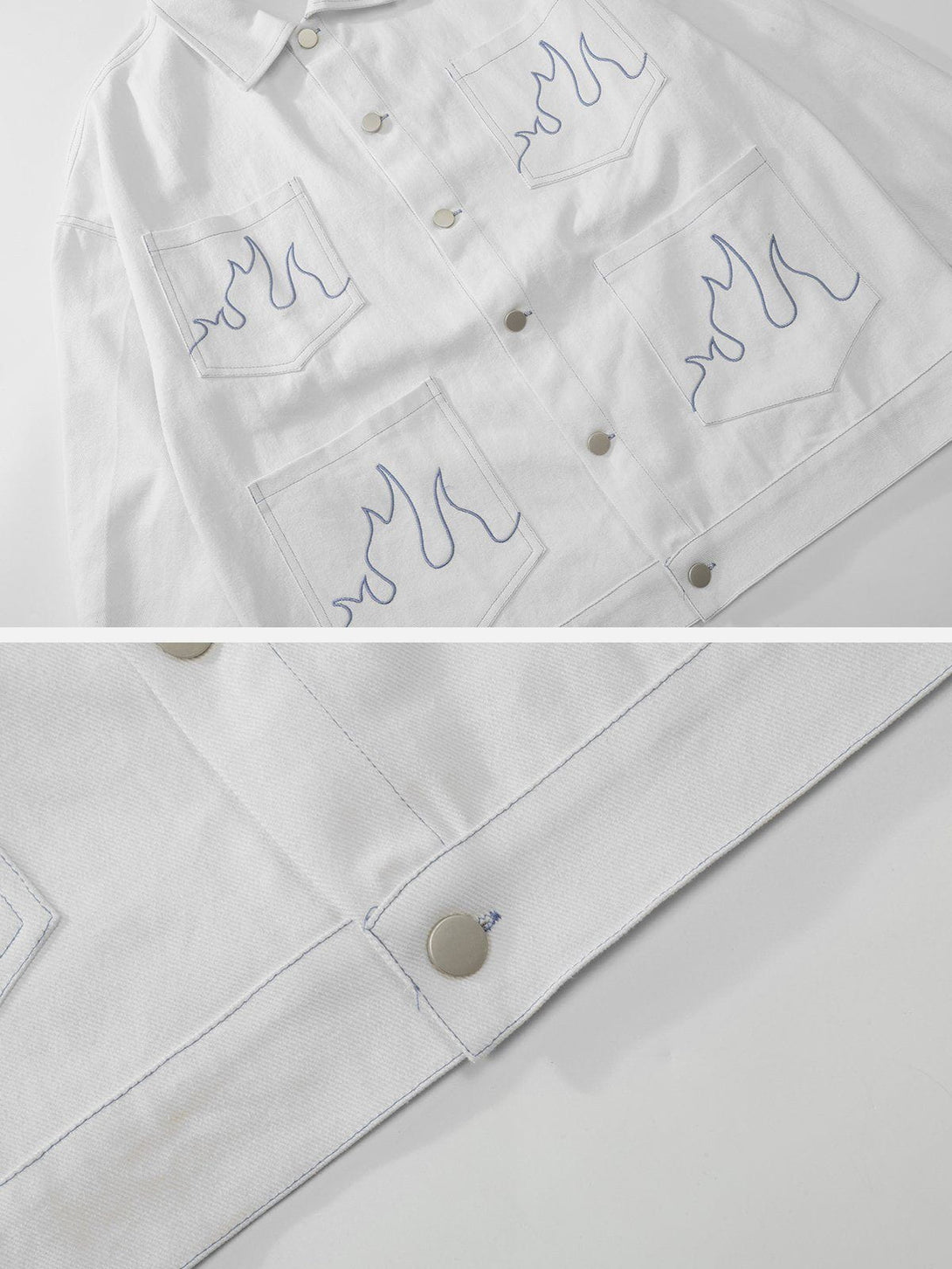 AlanBalen® - Multi-pocket Embroidered Jacket AlanBalen