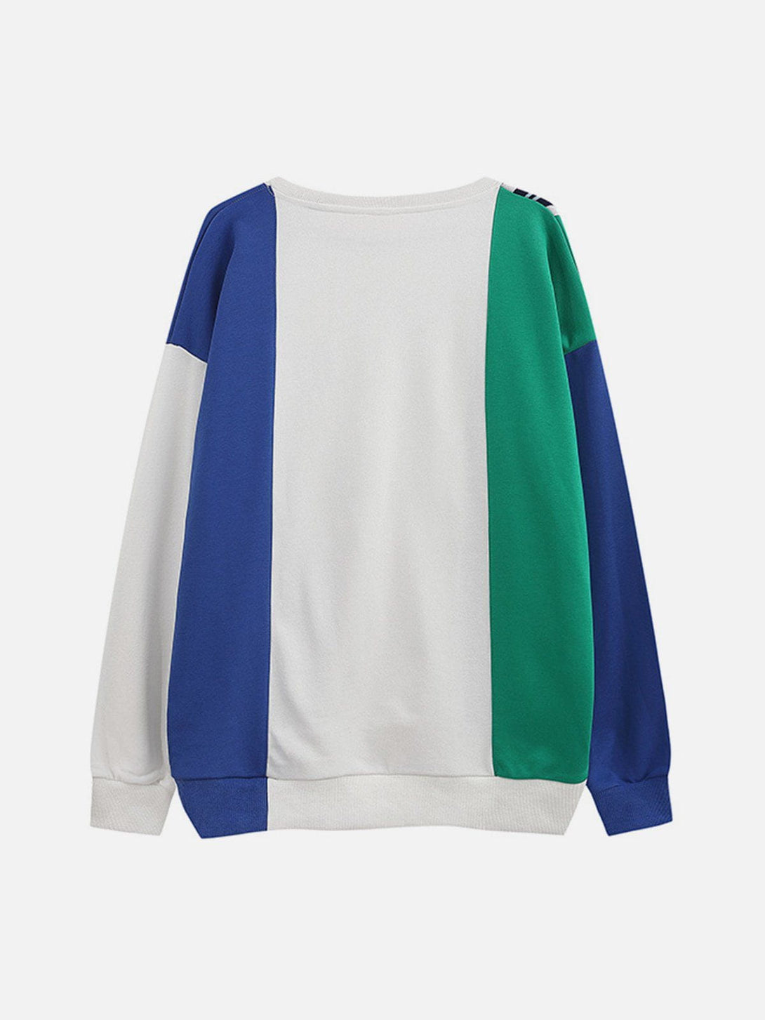 AlanBalen® - Multicolor Panel Stripe Sweatshirt AlanBalen