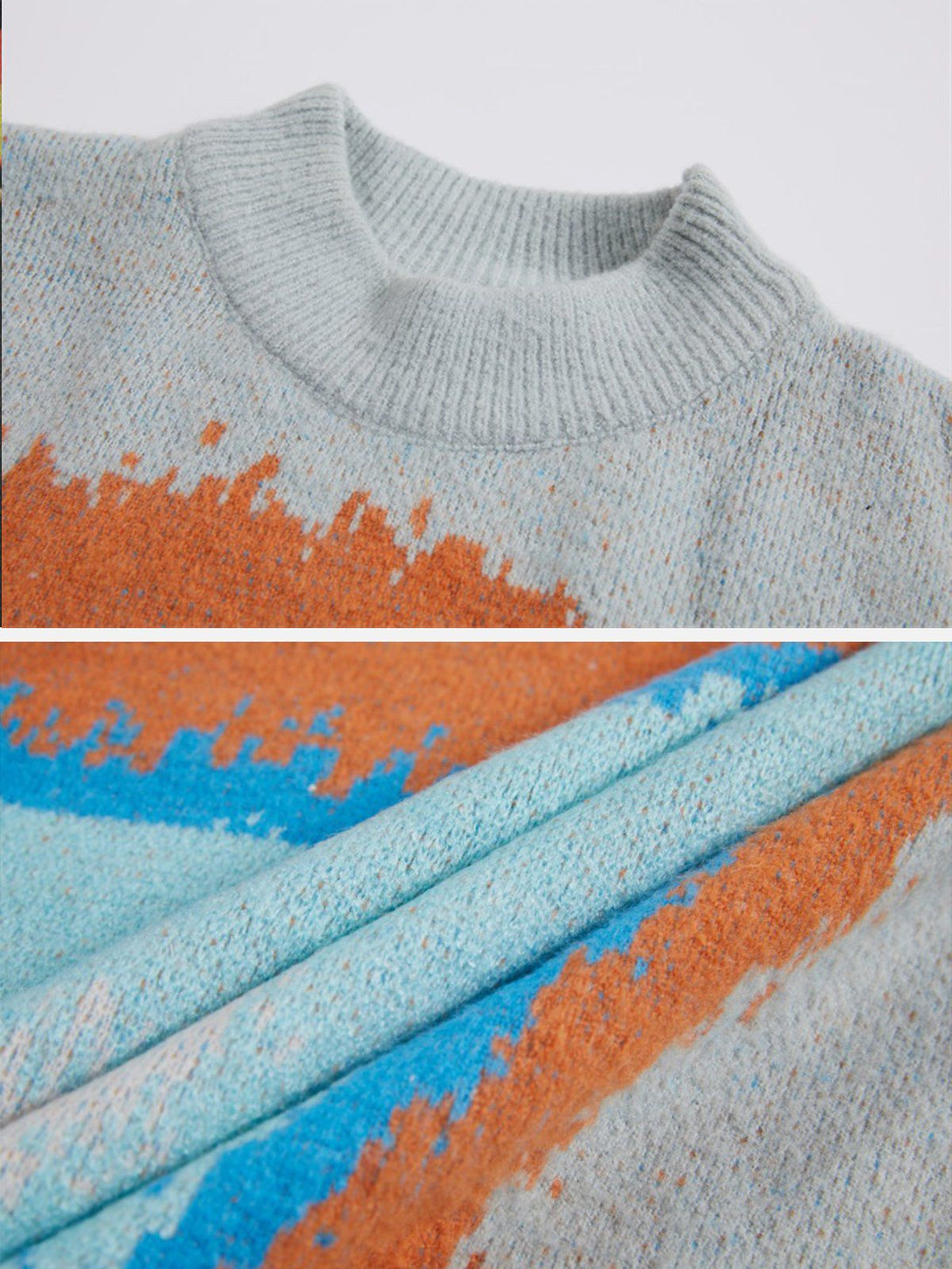 AlanBalen® - Multicolor Patchwork Sweater AlanBalen