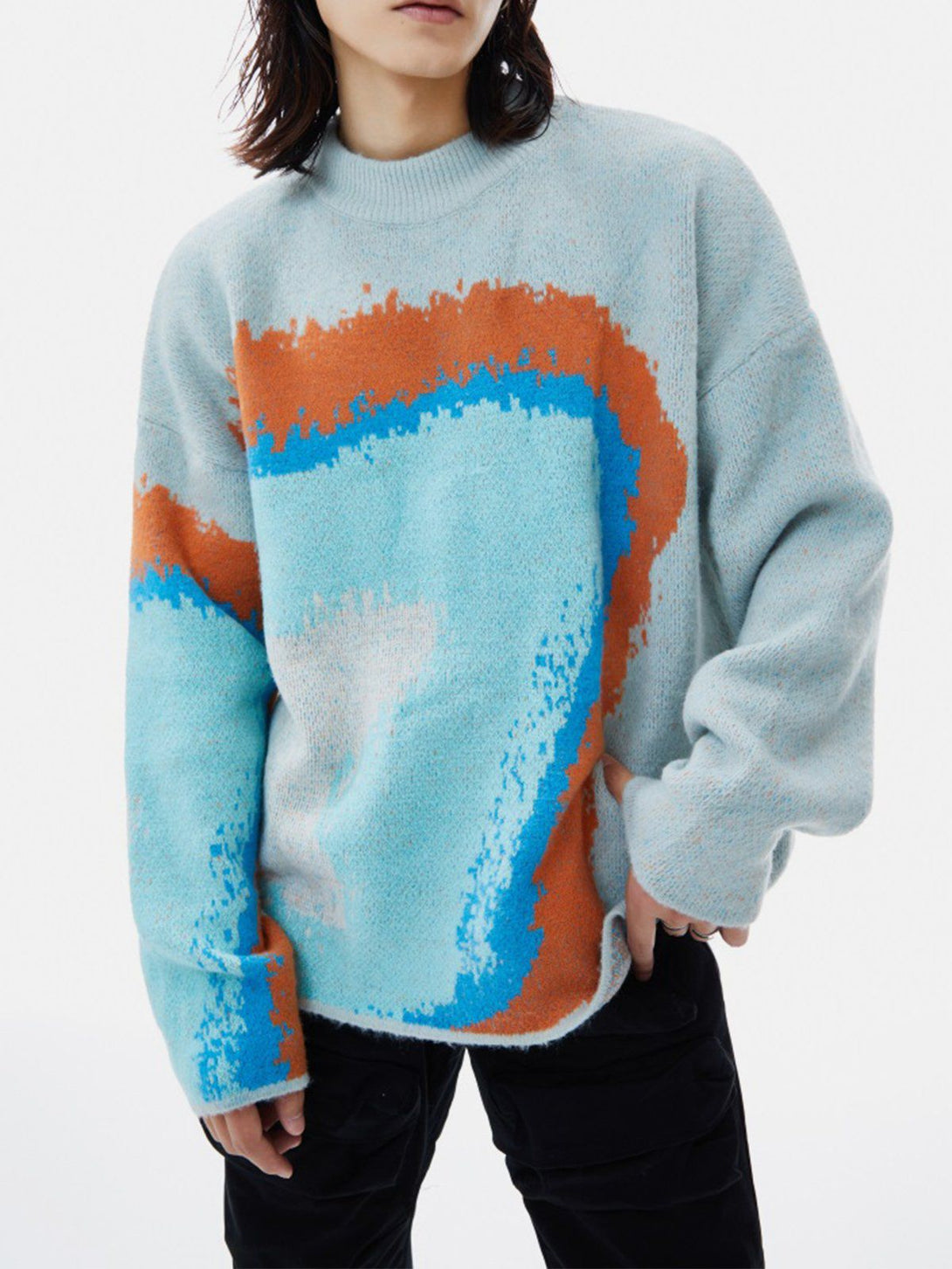 AlanBalen® - Multicolor Patchwork Sweater AlanBalen