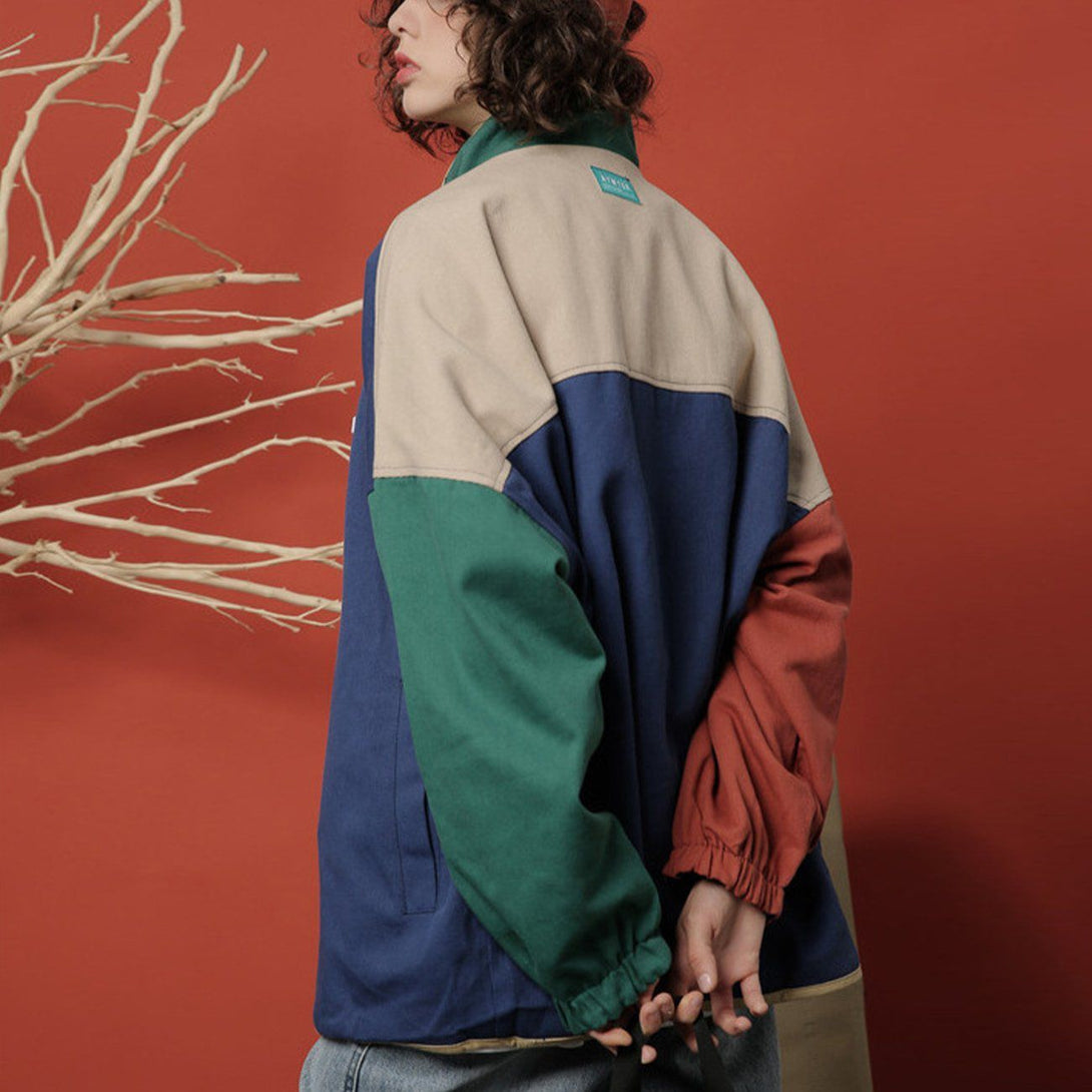 AlanBalen® - Multicolor Stitching Jacket AlanBalen