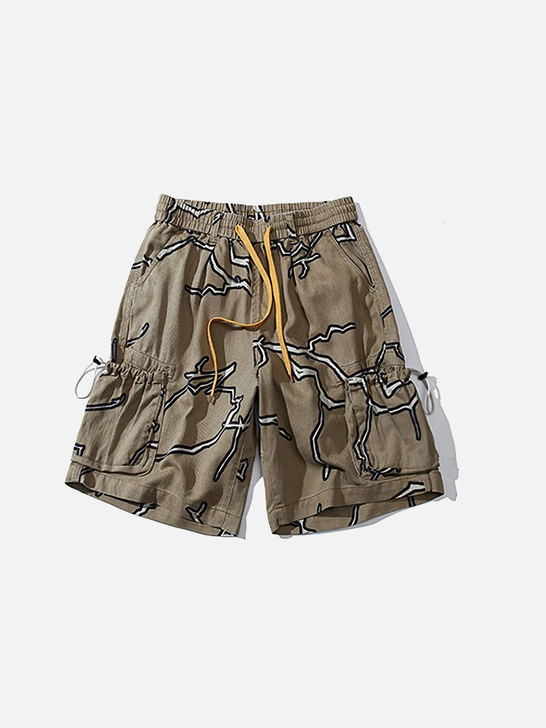 AlanBalen® - Multiple Pockets Drawstring Shorts AlanBalen