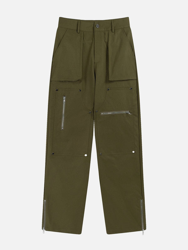 AlanBalen® - Multiple Pockets Zipper Cargo Pants AlanBalen
