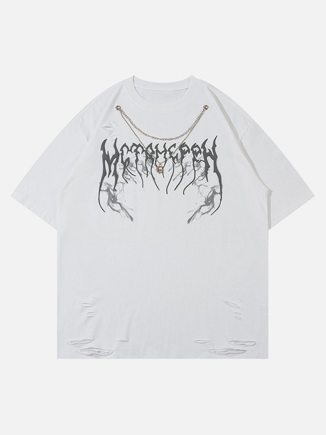 AlanBalen® - Necklace Lightning Print Tee AlanBalen