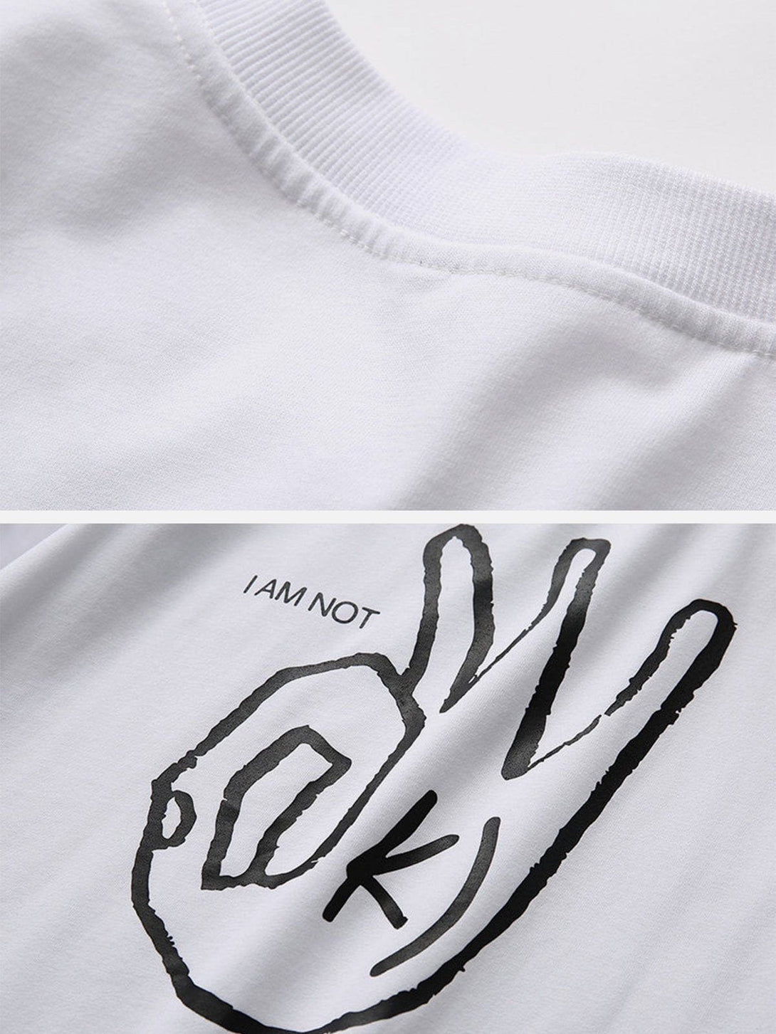 AlanBalen® - OK Gesture Print Tee AlanBalen