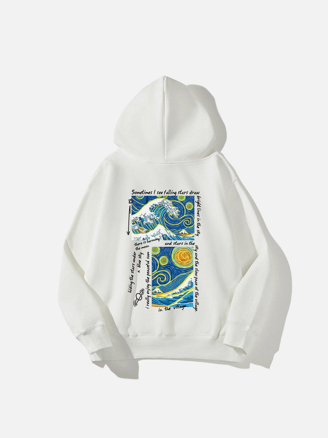 AlanBalen® - Oil Painting Print Thick Hoodie AlanBalen