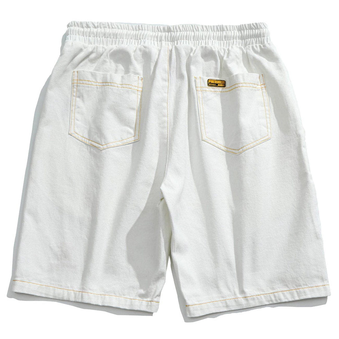 AlanBalen® - Open Thread Embroidery Shorts AlanBalen