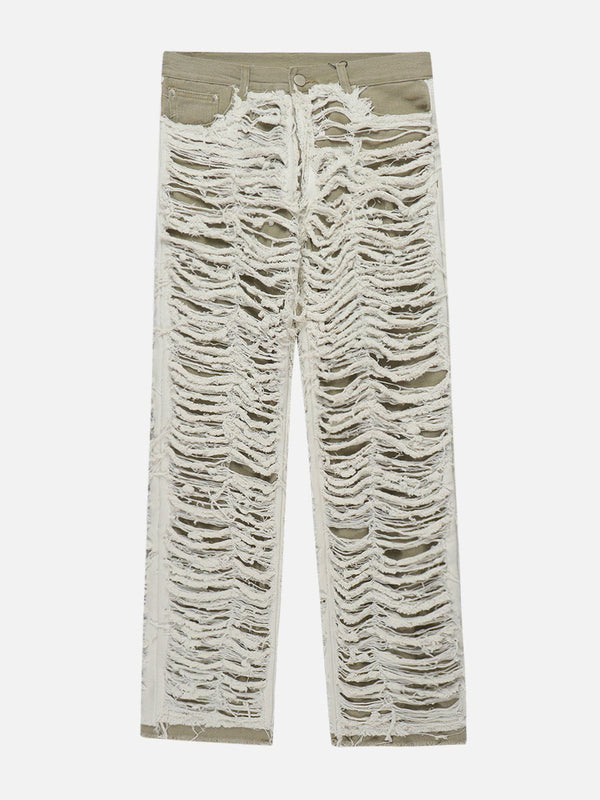 AlanBalen® - Openwork Broken Hole Jeans AlanBalen