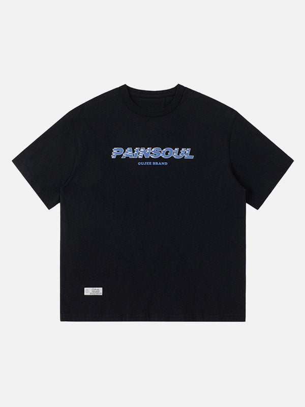 AlanBalen® - PAINSOUL Print Cotton Tee AlanBalen