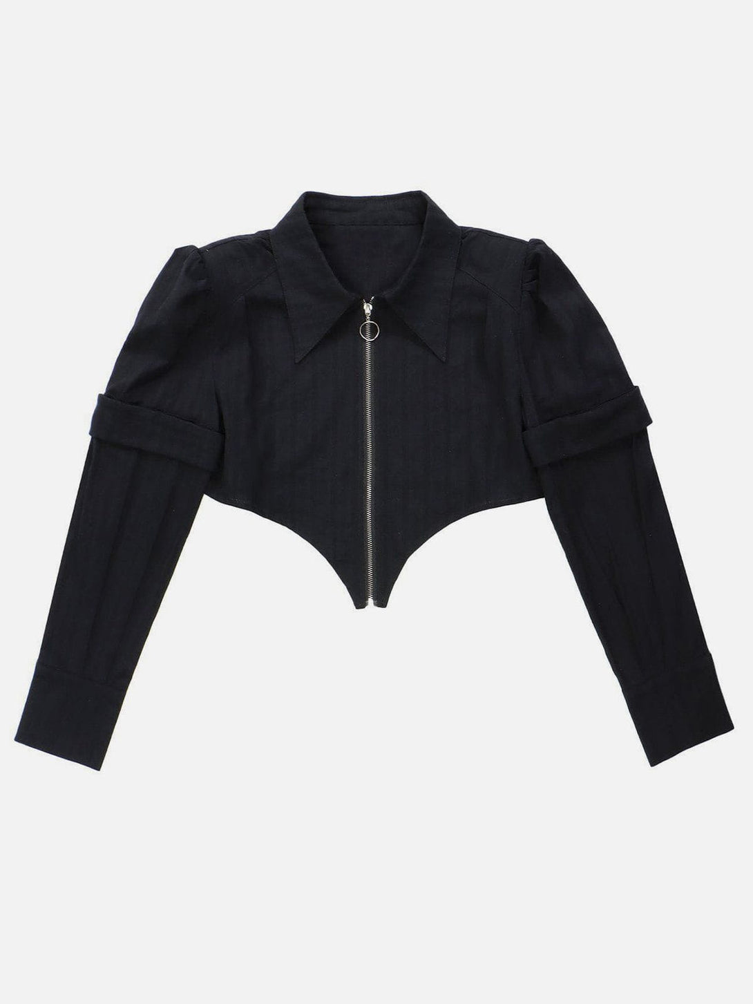 AlanBalen® - Paneled Sleeves Slim Fit Jacket AlanBalen
