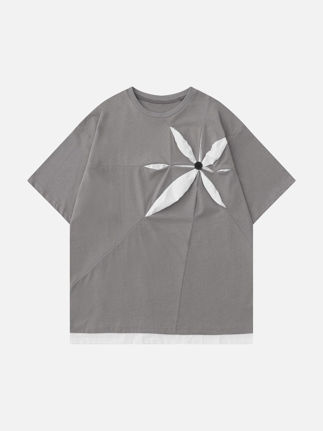 AlanBalen® - Patchwork 3D Dimensional Design Tee AlanBalen