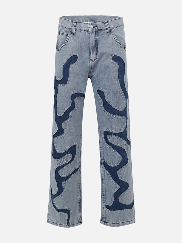 AlanBalen® - Patchwork Clash Jeans AlanBalen