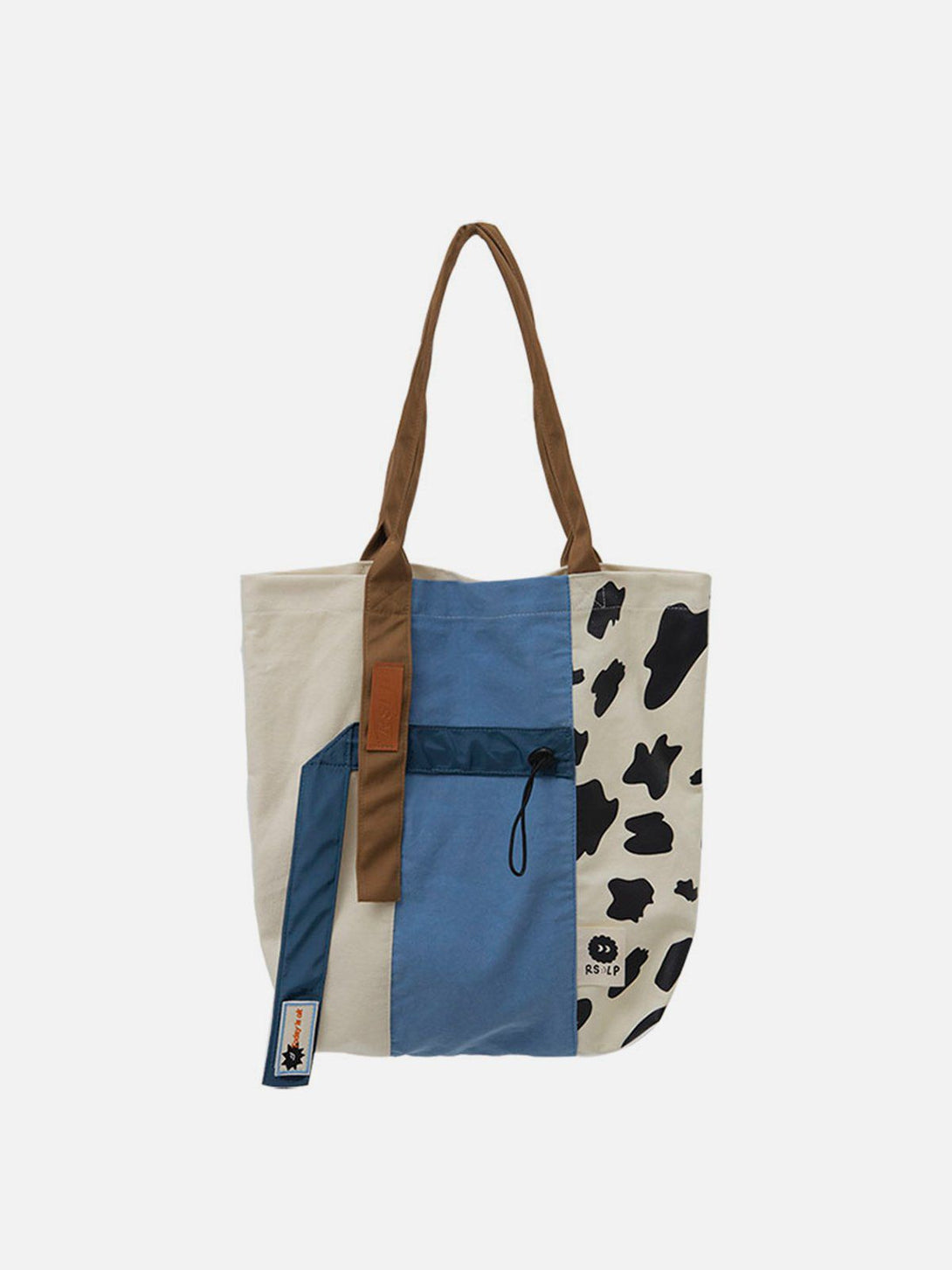 AlanBalen® - Patchwork Cow Pattern Tote Bag AlanBalen