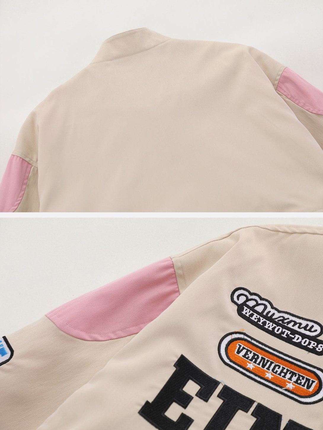AlanBalen® - Patchwork Detachable Racing Jacket AlanBalen
