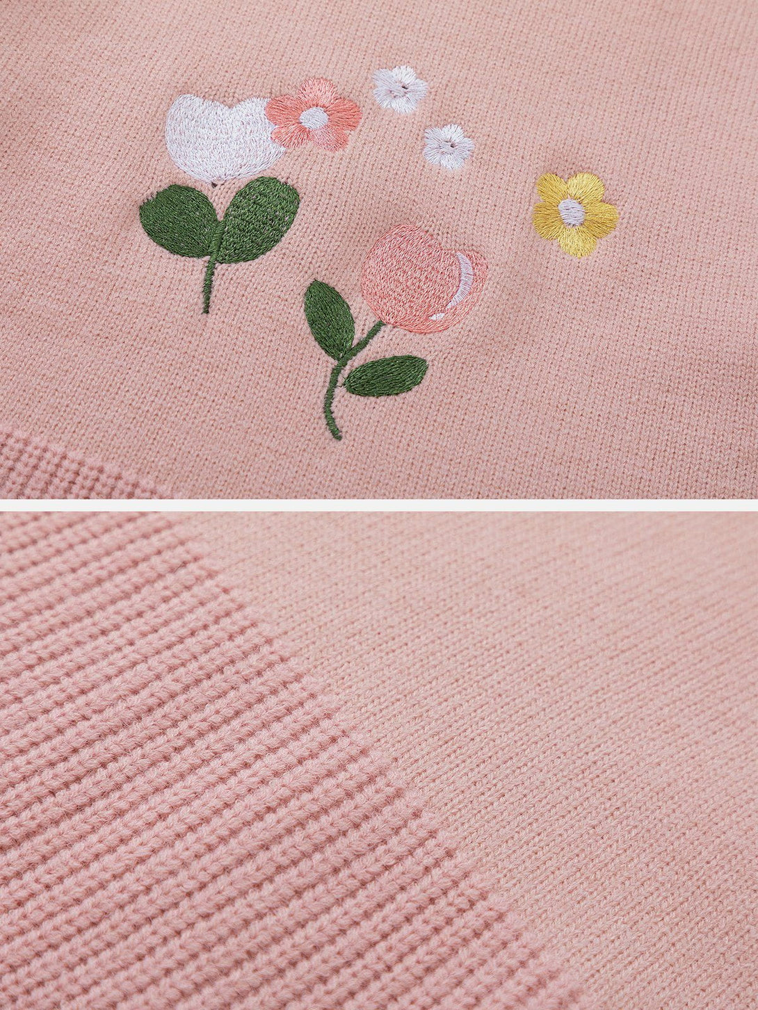 AlanBalen® - Patchwork Embroidery Sweater AlanBalen