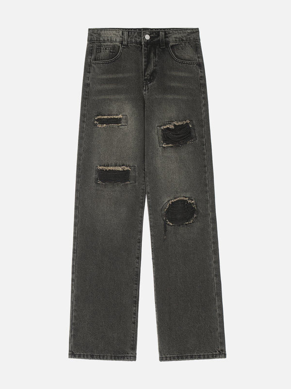 AlanBalen® - Patchwork Hole Jeans AlanBalen