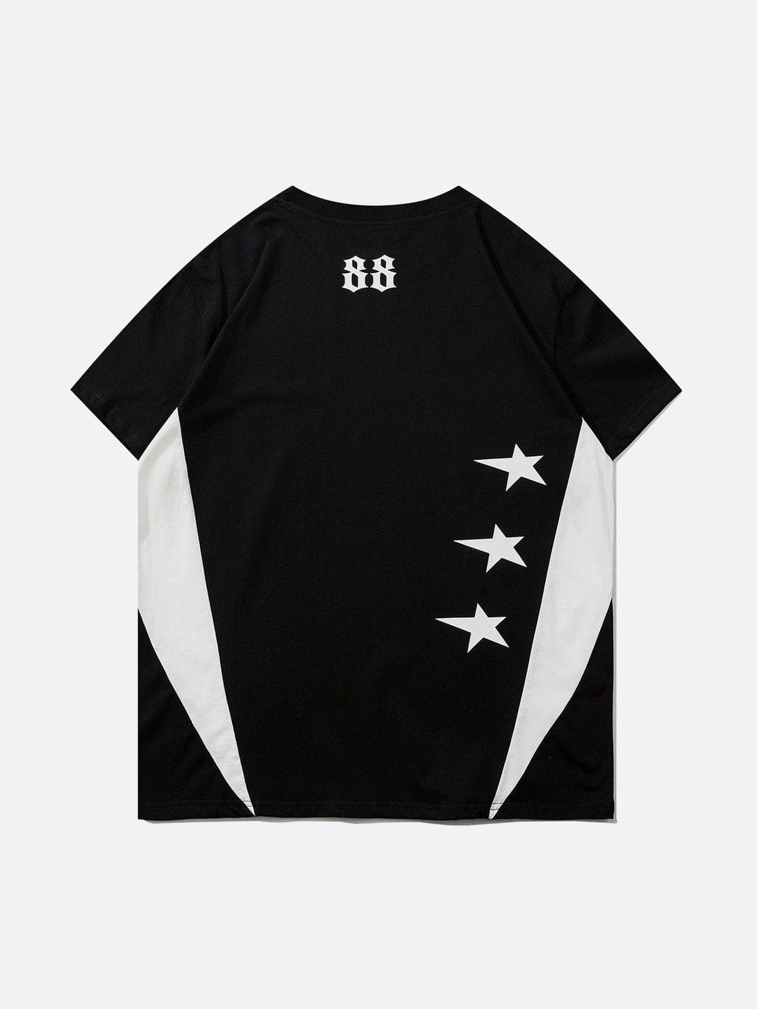 AlanBalen® - Patchwork Plastisol Printing Star Tee AlanBalen