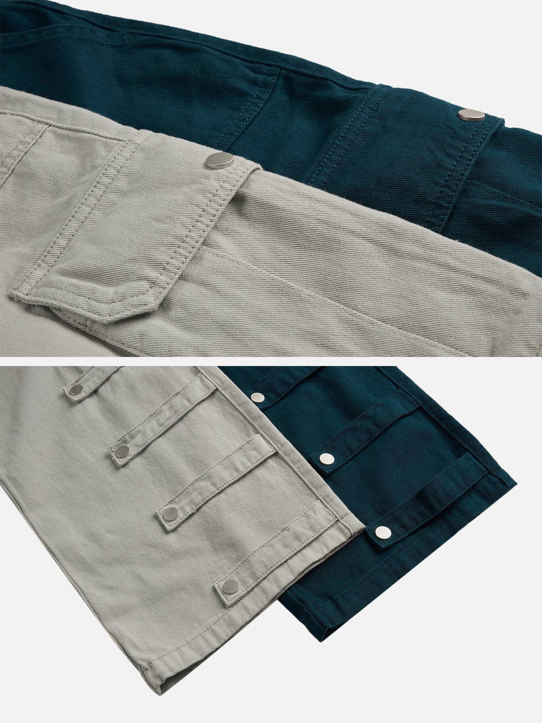 AlanBalen® - Patchwork Pockets with Flap Pants AlanBalen