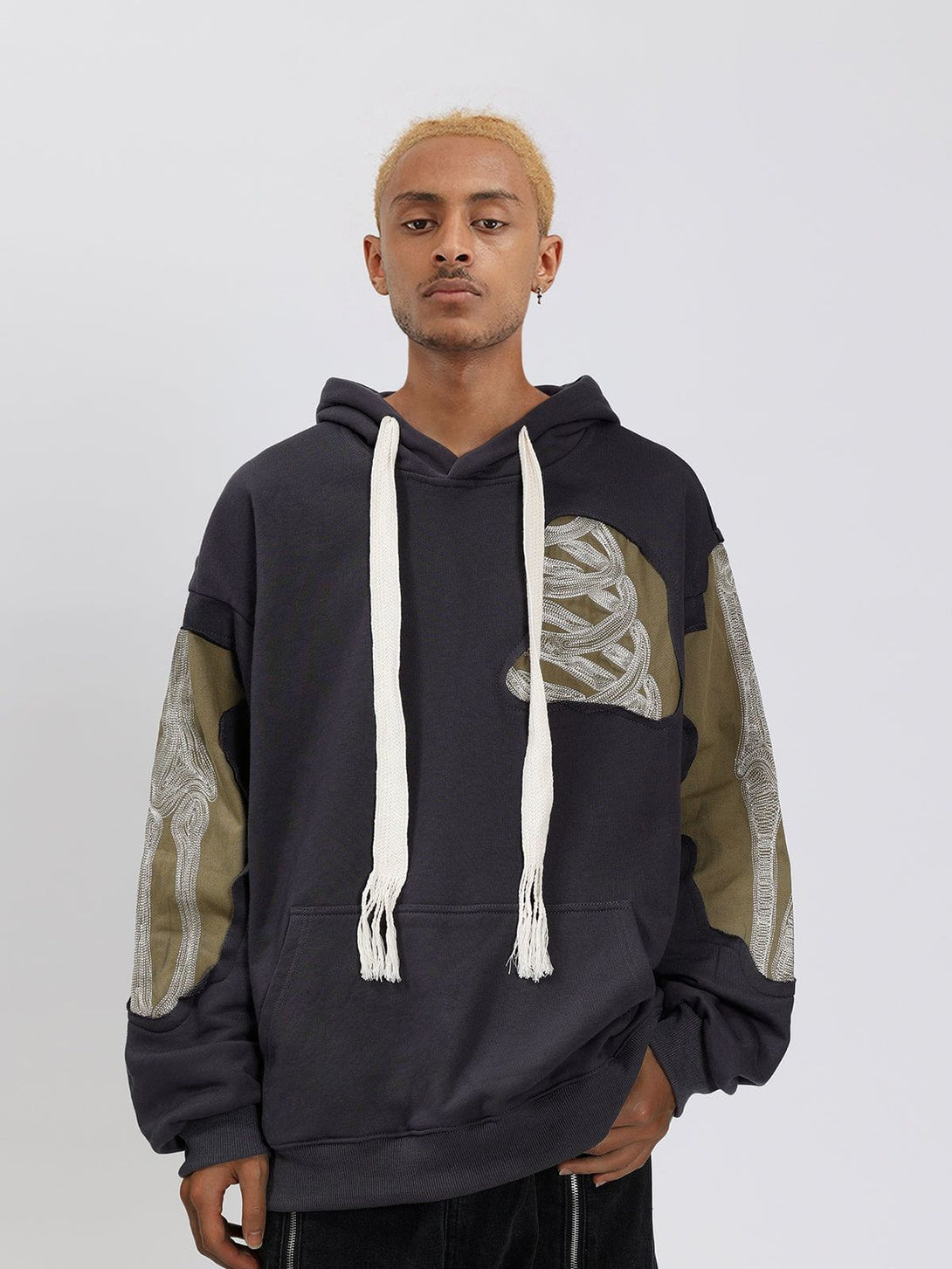 AlanBalen® - Patchwork Skeleton Hoodie AlanBalen