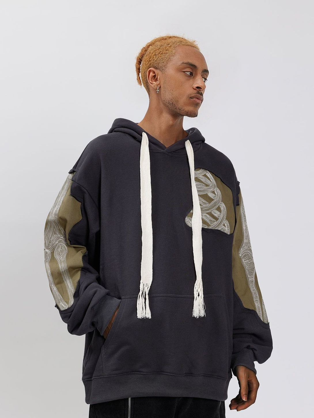 AlanBalen® - Patchwork Skeleton Hoodie AlanBalen