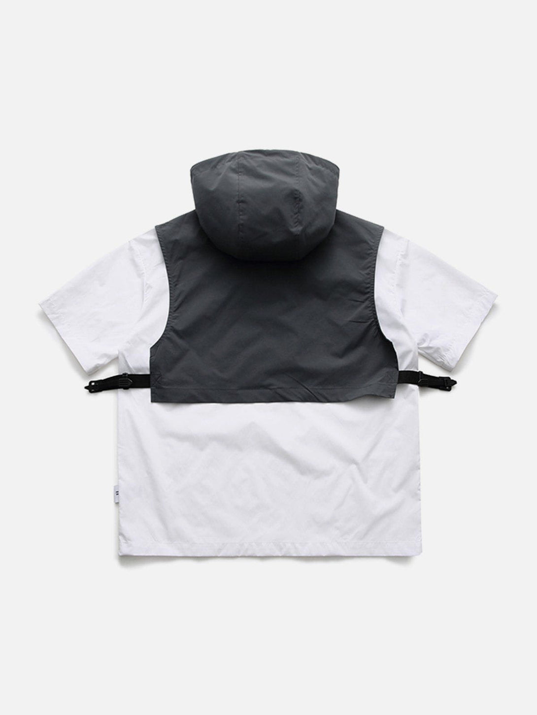 AlanBalen® - Patchwork Vest Hooded Tee AlanBalen