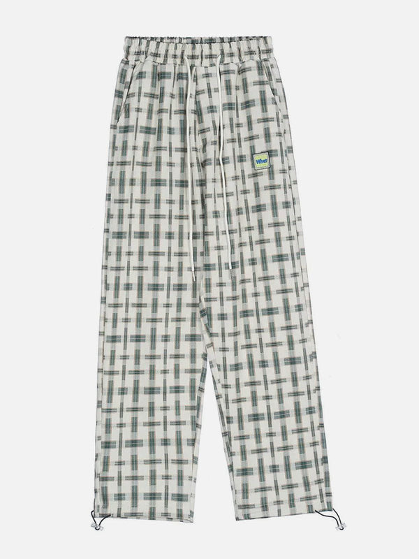 AlanBalen® - Plaid Drawstring Pants AlanBalen