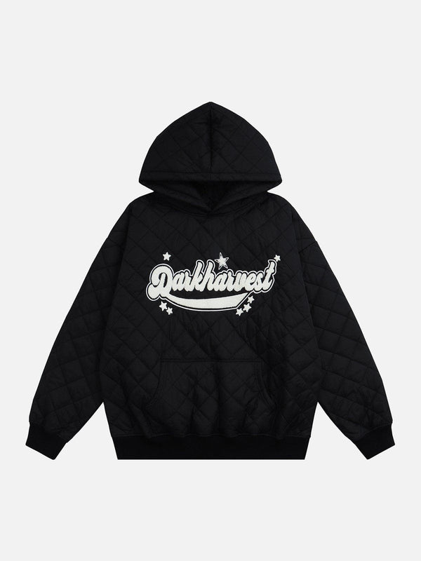 AlanBalen® - Plaid Flocking Hoodie AlanBalen