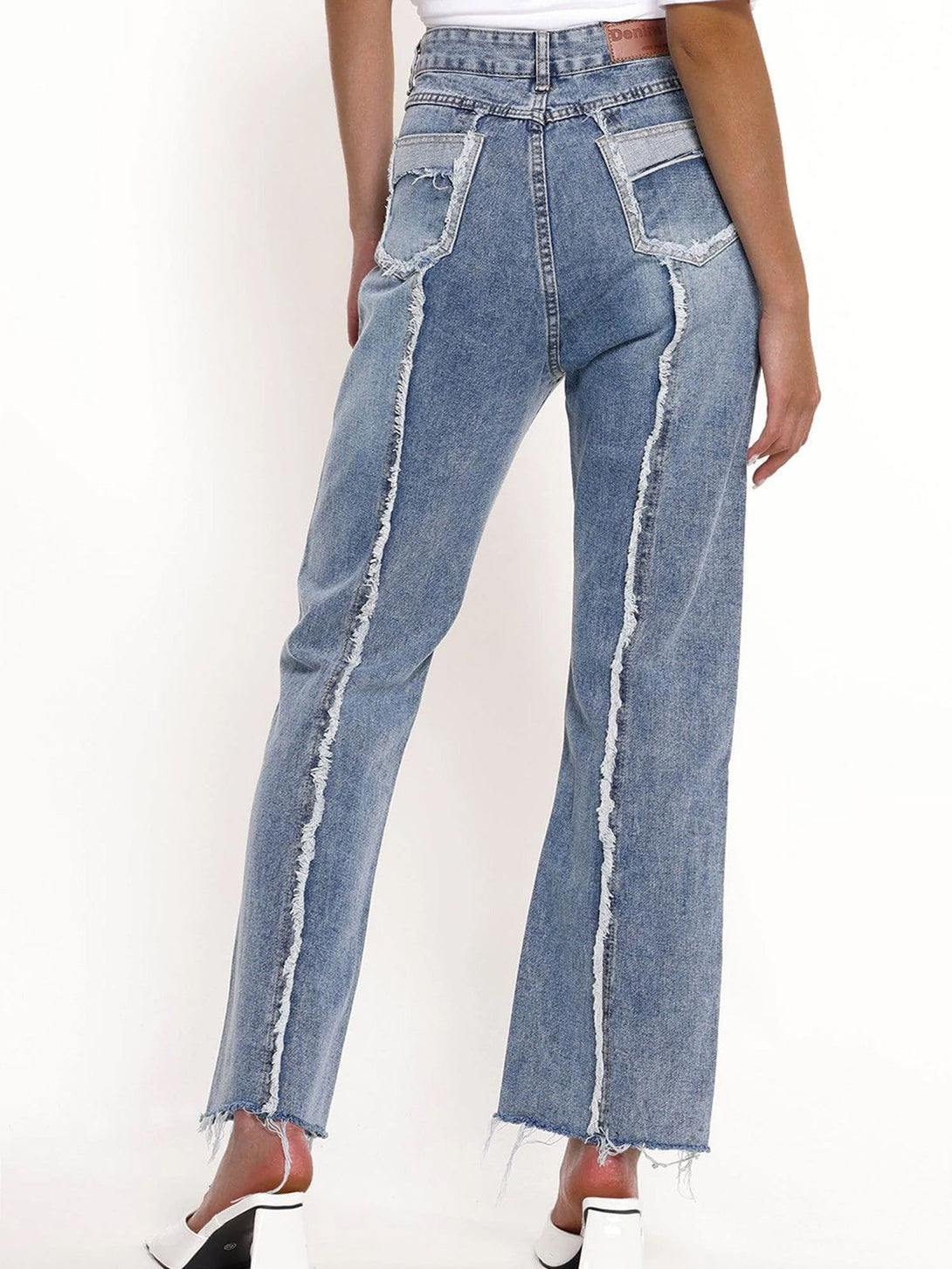 AlanBalen® - Pocket Frayed Jeans AlanBalen