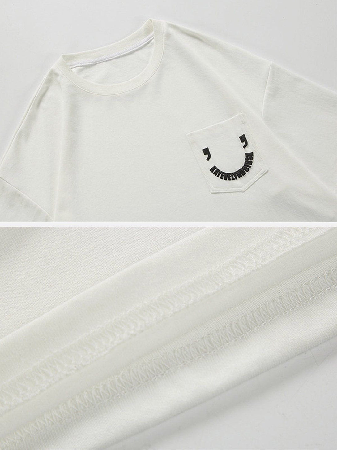 AlanBalen® - Pocket Smile Print Tee AlanBalen